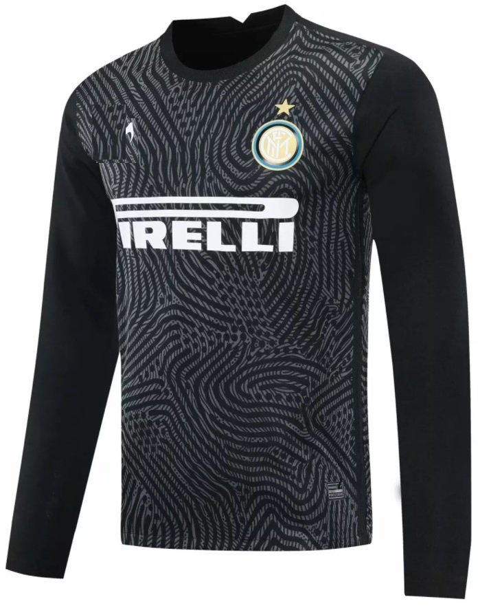 Camisa Inter de Milão 2020 2021 Goleiro Preta manga comprida
